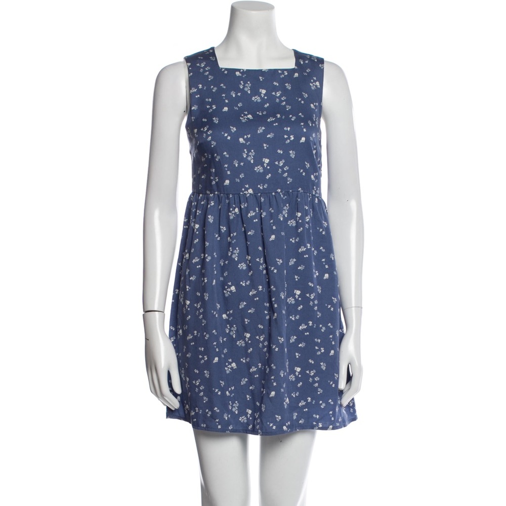 Reformation Tanner Dress Light blue with white floral print - Picture 4 of 9